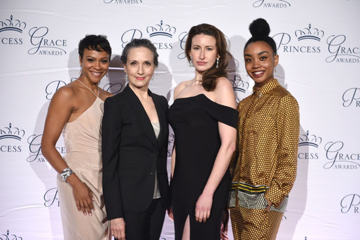 Carly Hughes, Bebe Neuwirth, Emma Duncan and Marcella Lewis at 