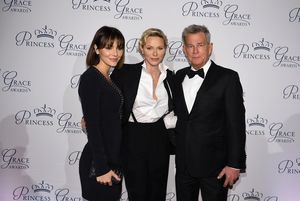 Katharine McPhee,  HSH Princess Charlene of Monaco, and David Foster Photo