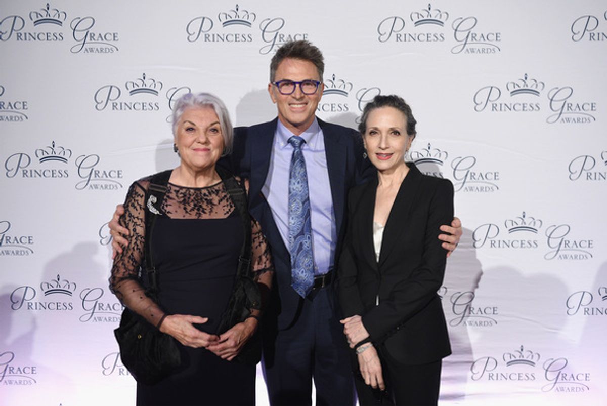 Tyne Daly, honoree Tim Daly and Bebe Neuwirth  at 