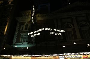 Theatre Marquee for "Network" starring Bryan Cranston and directed by Ivo van Hove  Photo