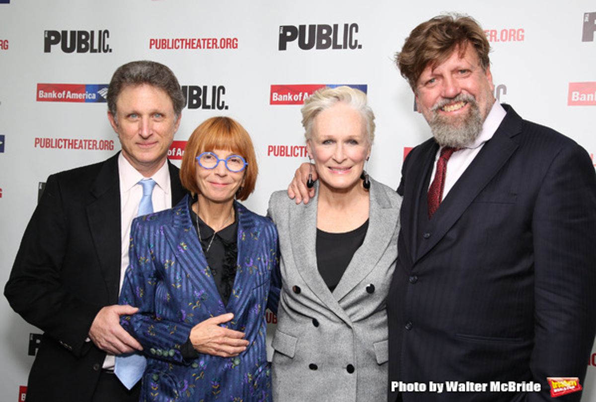 Matthew Penn, Jane Anderson, Glenn Close and Oskar Eustis  at 