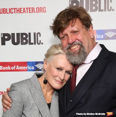 Glenn Close and Oskar Eustis  Photo