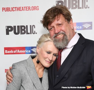 Glenn Close and Oskar Eustis Photo