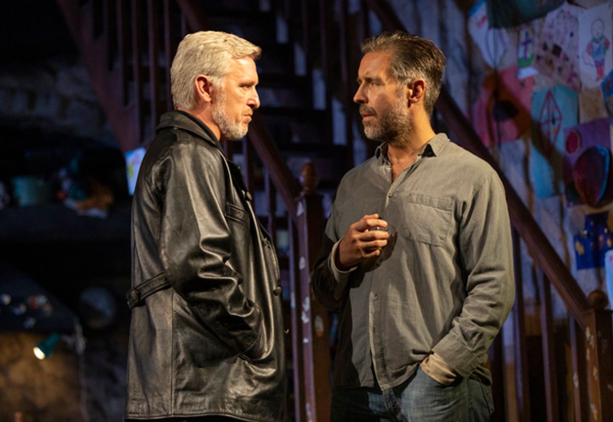 Glenn Speers (Muldoon) and Paddy Considine (Quinn Carney) at 
