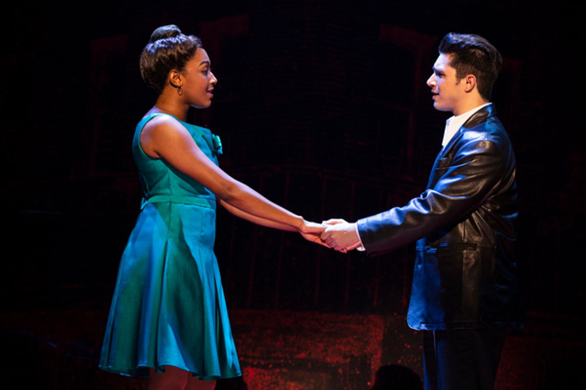 Brianna-Marie Bell (Jane) and Joey Barreiro (Calogero) at 