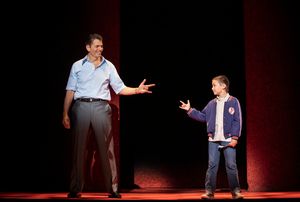 Joe Barbara (Sonny) and Frankie Leoni (Young C) @ BroadwayWorld Joe Barbara (Sonny) and Frankie Leoni (Young C) Photo