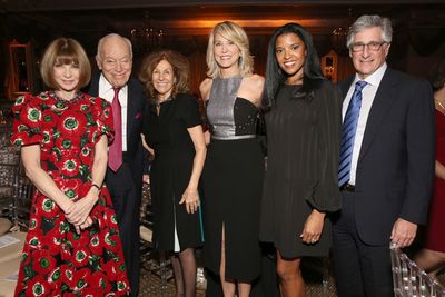 Anna Wintour, Leonard Lauder, Judy Lauder, Paula Zahn, Renee Elise Goldsberry, and Pa Photo