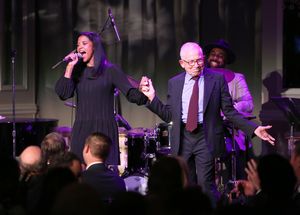 Renee Elise Goldsberry and Donald Newhouse Photo