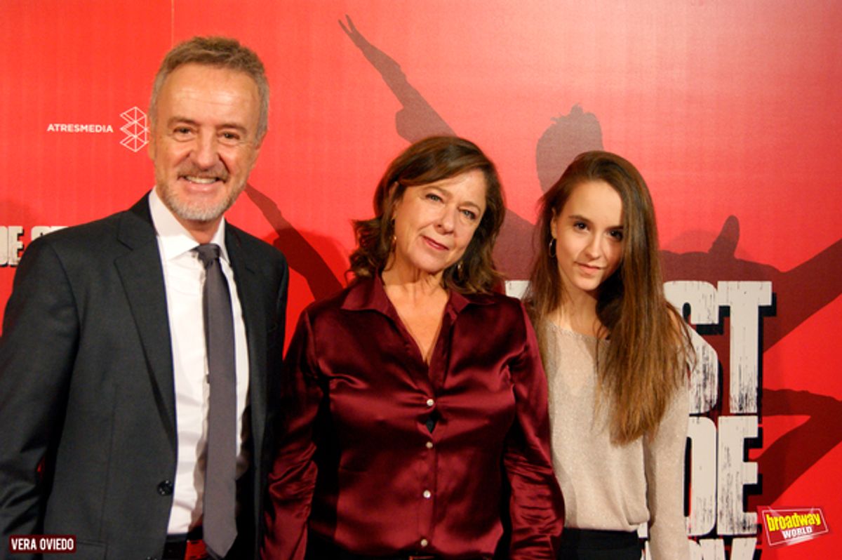 Carlos Hipolito, Mapi Sagaseta y su hija at 