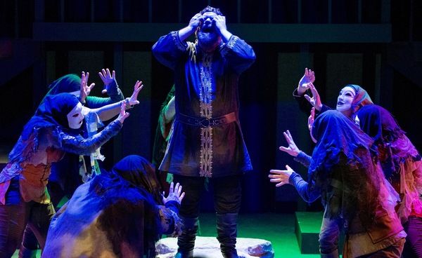 Paul Kiernan with the Witches Photo