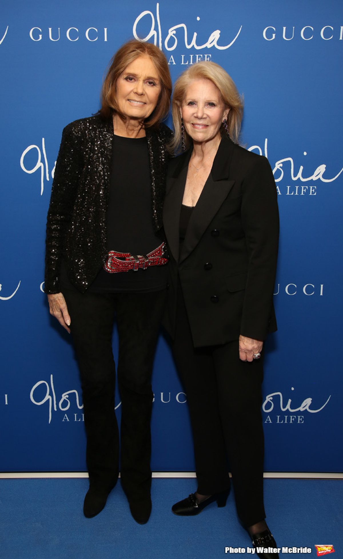 Gloria Steinem and Daryl Roth at 