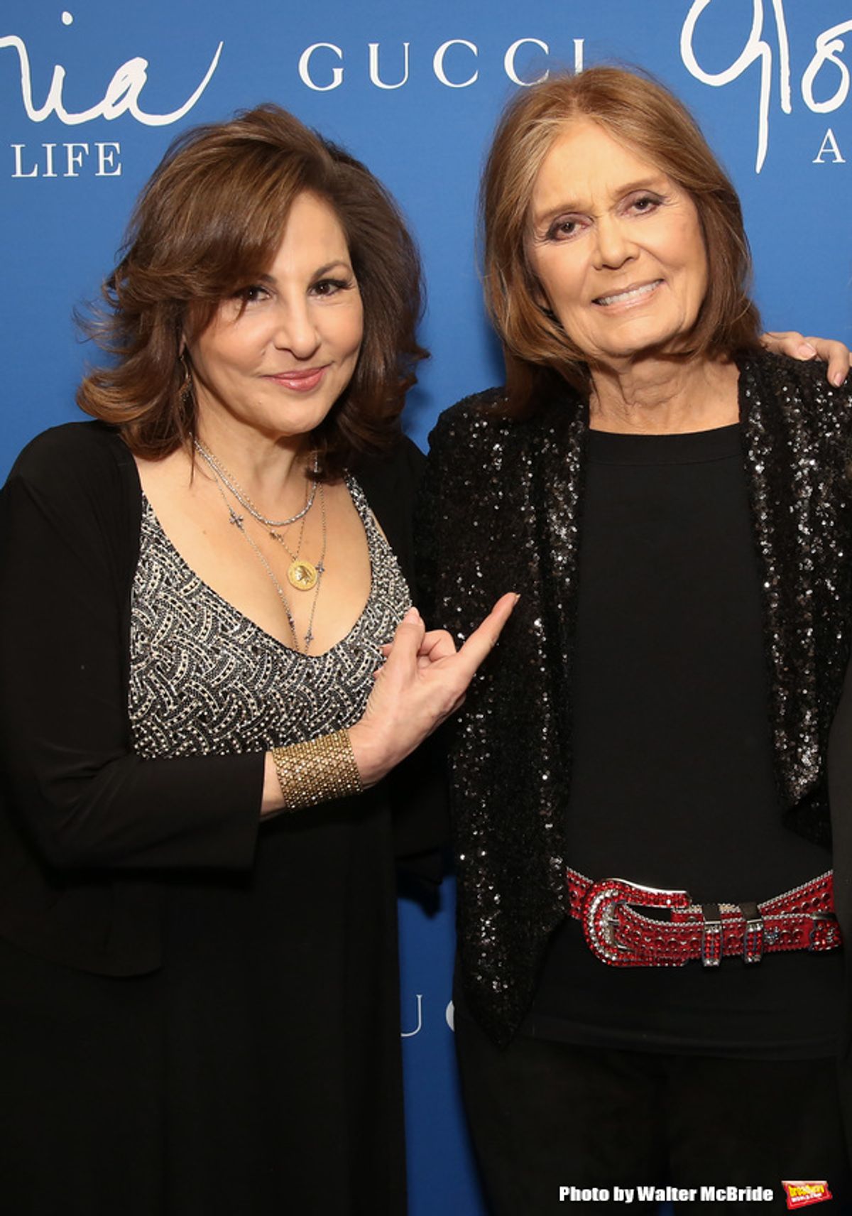 Kathy Najimy and Gloria Steinem at 