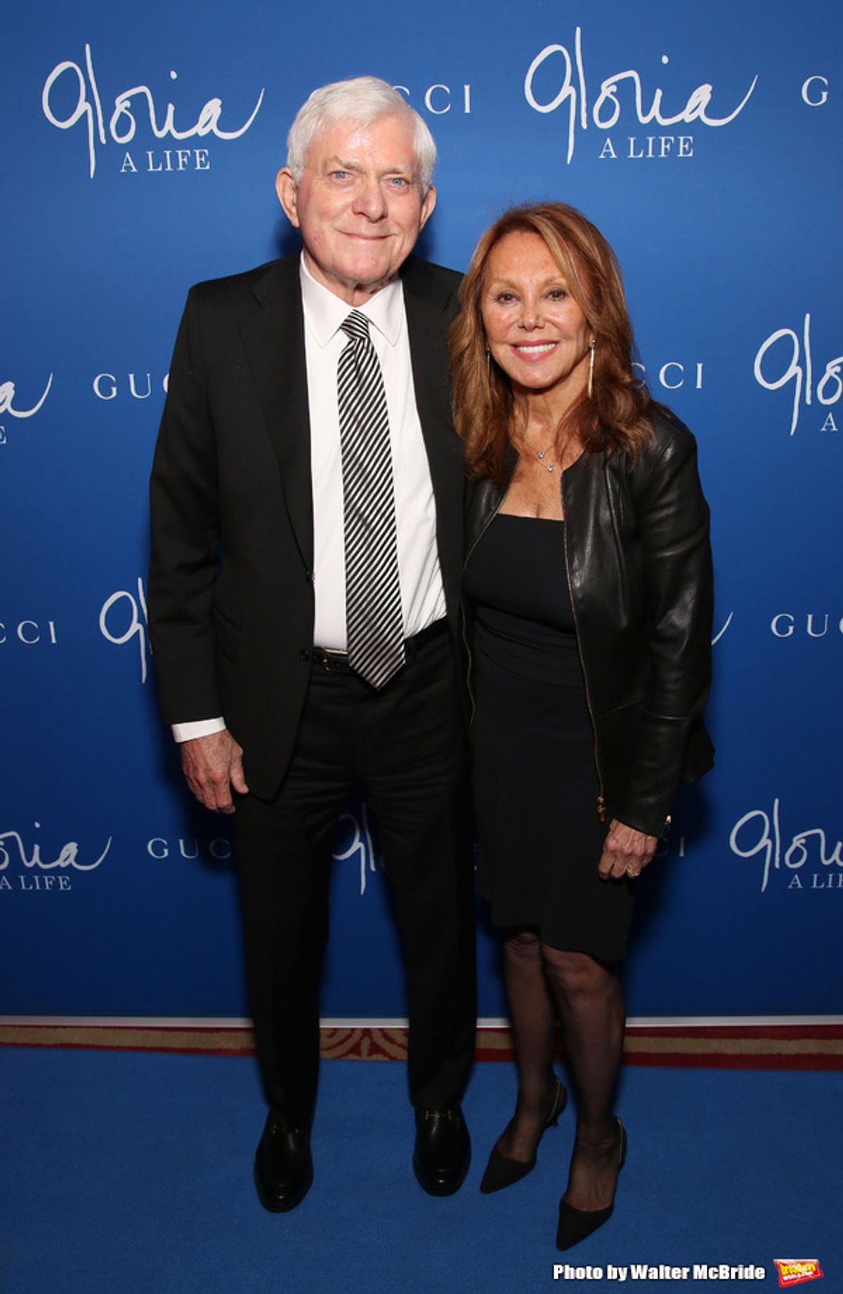 Phil Donahue and Marlo Thomas  at 