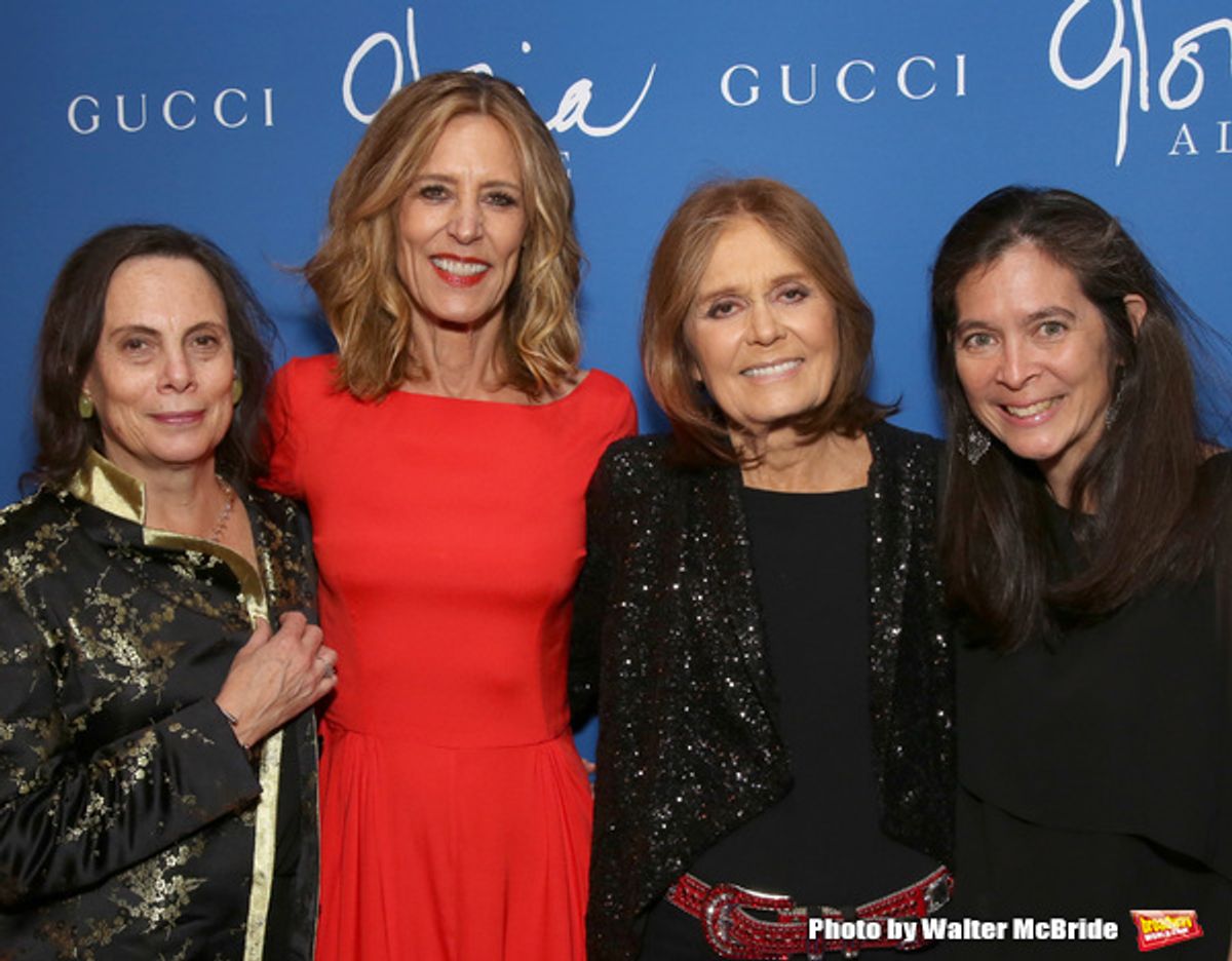 Emily Mann, Christine Lahti, Gloria Steinem and Diane Paulus at 