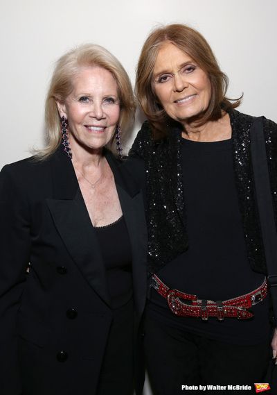 Daryl Roth and Gloria Steinem Photo