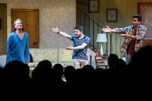 Cherry Jones, Daniel Radcliffe, Bobby Cannavale @ BroadwayWorld Cherry Jones, Daniel Radcliffe, Bobby Cannavale Photo