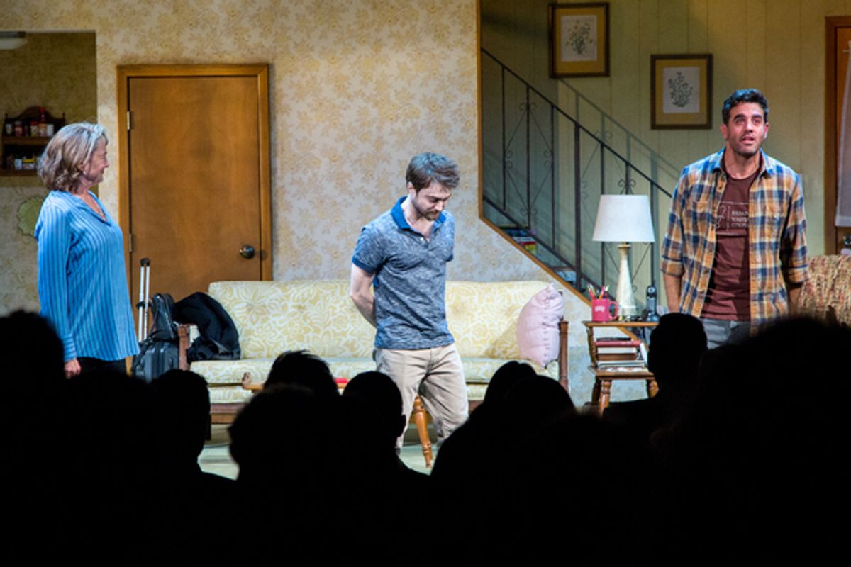 Cherry Jones, Daniel Radcliffe, Bobby Cannavale at 