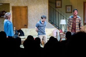 Cherry Jones, Daniel Radcliffe, Bobby Cannavale @ BroadwayWorld Cherry Jones, Daniel Radcliffe, Bobby Cannavale Photo