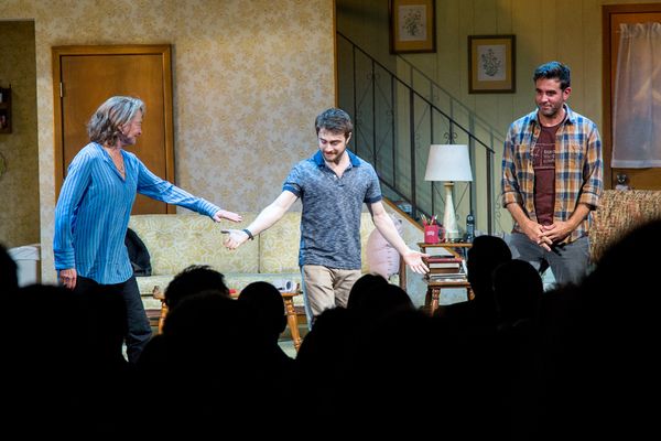 Cherry Jones, Daniel Radcliffe, Bobby Cannavale Photo