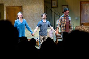 Cherry Jones, Daniel Radcliffe, Bobby Cannavale @ BroadwayWorld Cherry Jones, Daniel Radcliffe, Bobby Cannavale Photo