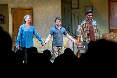 Cherry Jones, Daniel Radcliffe, Bobby Cannavale Photo