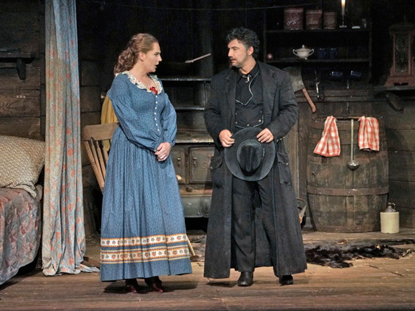 Photo Flash: First Look At LA FANCIULLA DEL WEST at The Met  Image