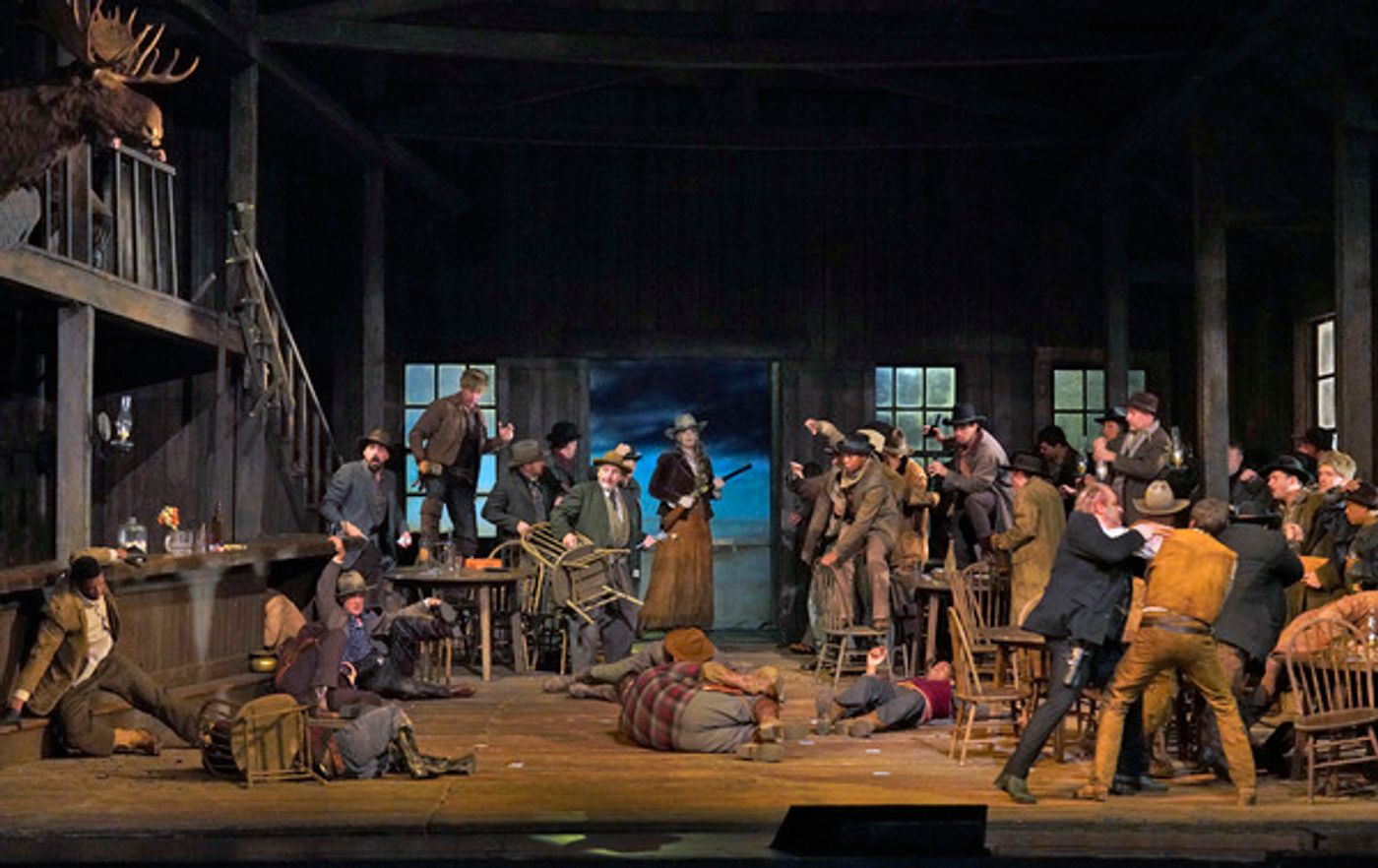 Photo Flash: First Look At LA FANCIULLA DEL WEST at The Met  Image
