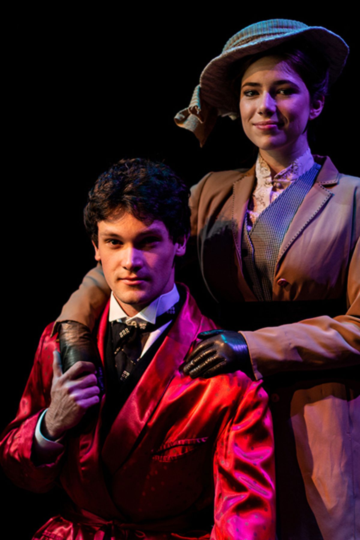 Johnny Waaler and Hannah Brudney at 