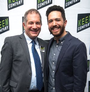 Director (and Keen Artistic Director) Jonathan Silverstein, Playwright Adam Gwon  Photo