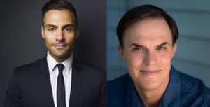 New York City composer/lyricist MICHAEL MOTT and writer COREY SKAGGS Photo