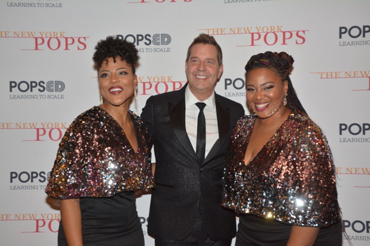 Steven Reineke with Crystal Robinson and Ashley Kellough at 