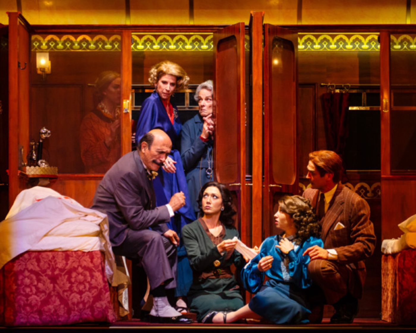 Photo Flash: First Look at the West Coast Premiere AGATHA CHRISTIE'S MURDER ON THE ORIENT EXPRESS  Image