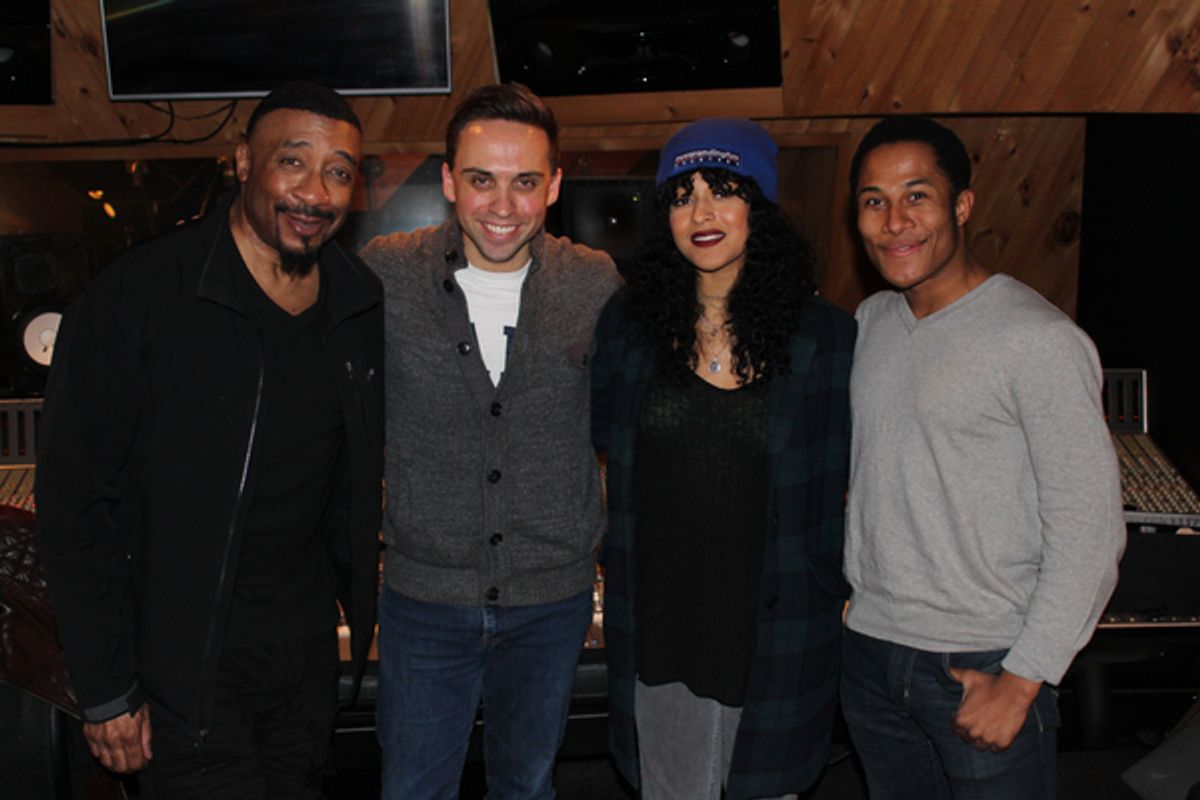 David Jennings, Taylor Peckham, Ximone Rose and Daniel Yearwood (Photo Courtesy of Lynn Pinto) at 