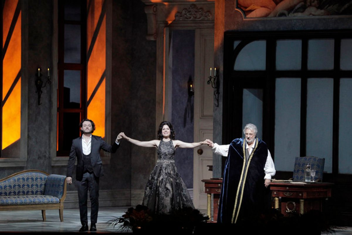 Placido Domingo, Ana Maria Martinez and Arturo Chacon-Cruz  at 