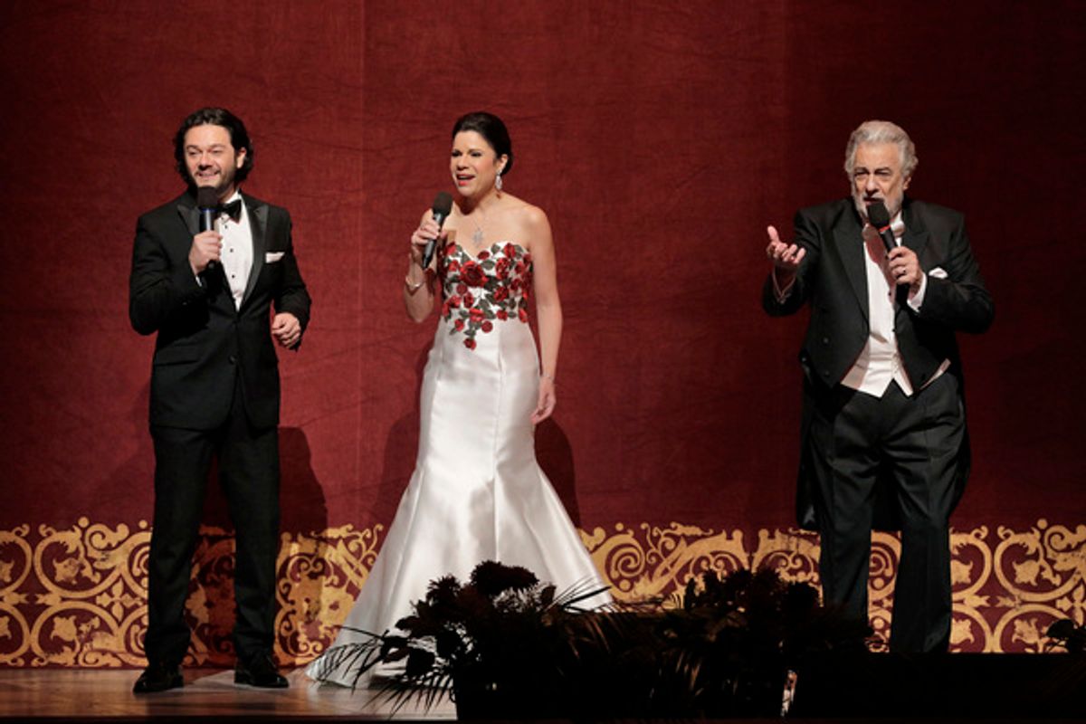 Placido Domingo, Ana Maria Martinez and Arturo Chacon-Cruz  at 