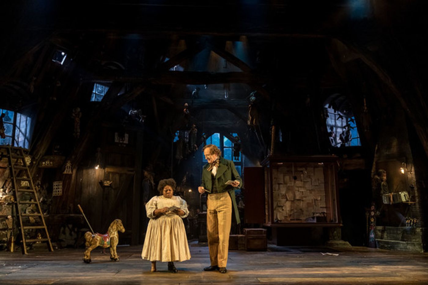 Photo Flash: First Look at A VERY VERY VERY DARK MATTER at the Bridge Theatre  Image