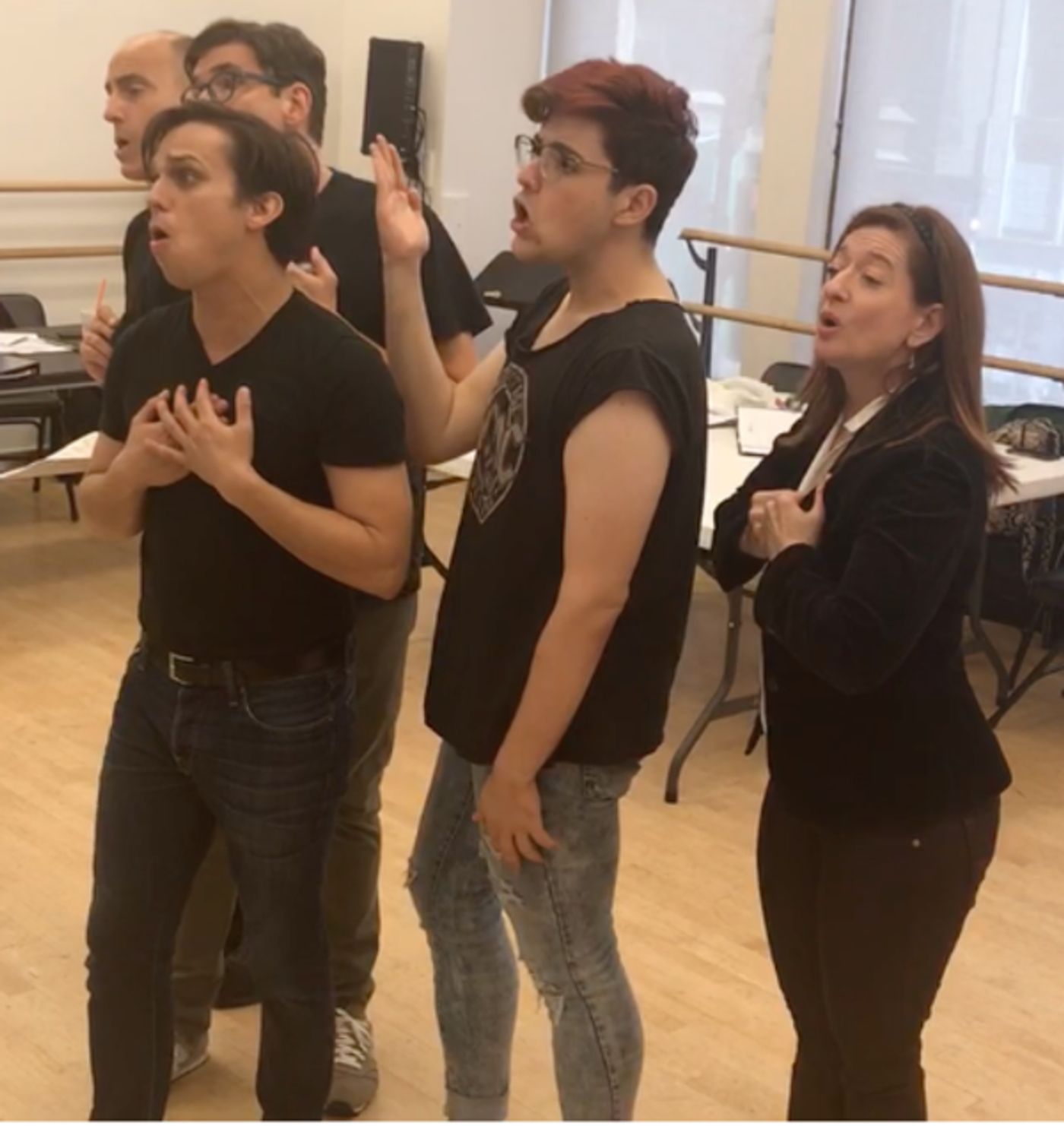 Photo Flash: Inside Rehearsal For NUCLEAR FOLLIES: A Musical Revue About the End of the World  Image