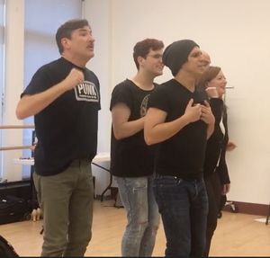 William Michals, Jonathan Hadley, Derek Ferguson, Stephen Stanic, Lanie Munro Photo