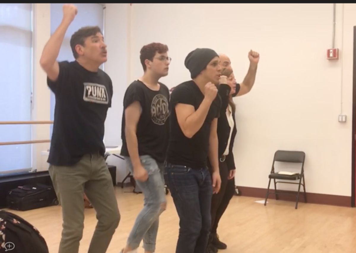 William Michals, Jonathan Hadley, Derek Ferguson, Stephen Stanic, Lanie Munro at 