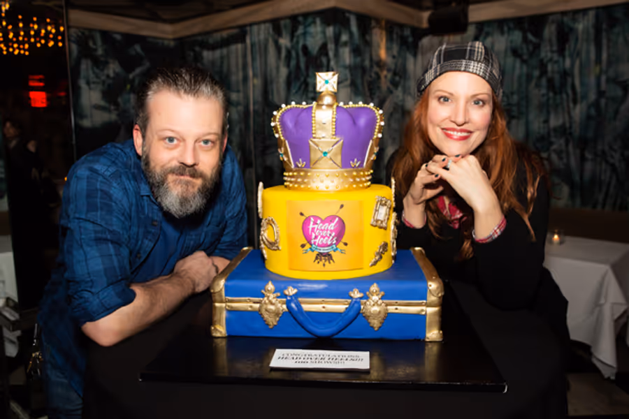 Photo Flash: They Still Got the Beat! HEAD OVER HEELS Celebrates 100 Shows on Broadway Image