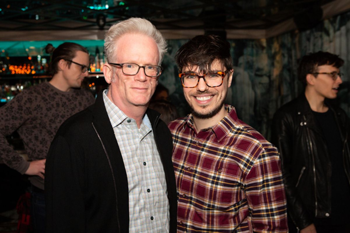 James Magruder and associate director Austin Regan at 