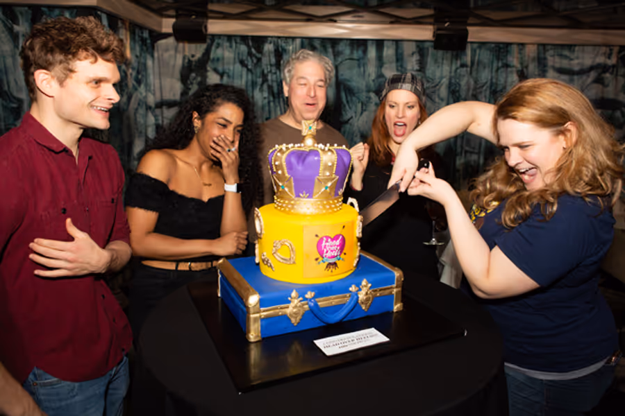 Photo Flash: They Still Got the Beat! HEAD OVER HEELS Celebrates 100 Shows on Broadway Image
