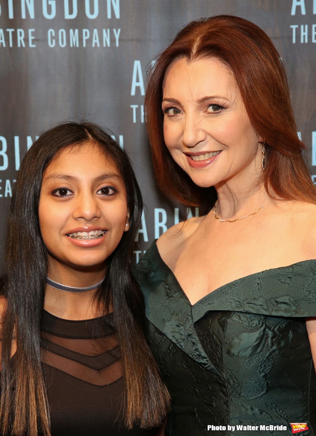 Donna Murphy with her daughter  at 