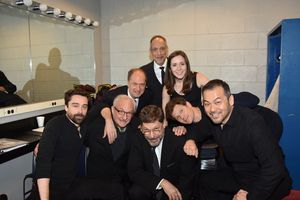 Michael Doonan, Tin Jerome, Daniel Jenkins, Thom Sesma, Talene Monahon, David Staller, Tony Roach and David Shih @ BroadwayWorld Michael Doonan, Tin Jerome, Daniel Jenkins, Thom Sesma, Talene Monahon, David Staller Photo