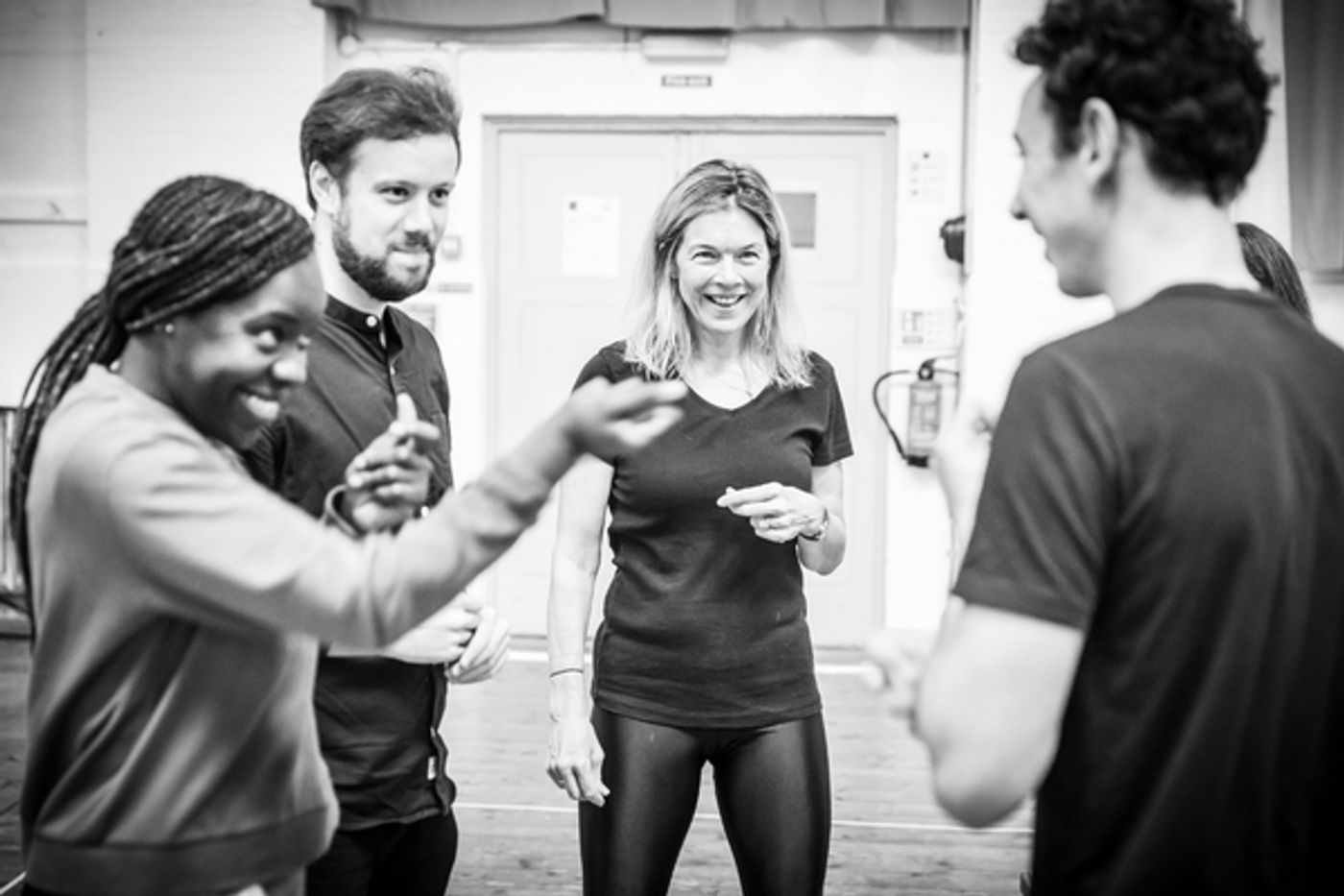 Photo Flash: Inside Rehearsal For PINTER FOUR From Pinter at the Pinter Season  Image