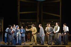Masachika Ichimura (center) and the cast of IKIRU @ BroadwayWorld Masachika Ichimura (center) and the cast of IKIRU Photo