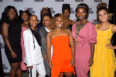 The cast of SCHOOL GIRLS with Jocelyn Bioh Photo