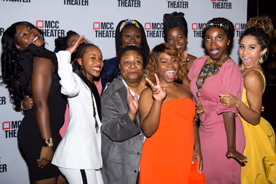 The cast of SCHOOL GIRLS with Jocelyn Bioh Photo