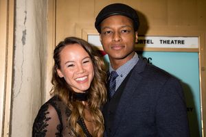 Elizabeth Judd and guest @ BroadwayWorld Elizabeth Judd and guest Photo