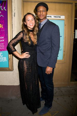 Elizabeth Judd and guest @ BroadwayWorld Elizabeth Judd and guest Photo